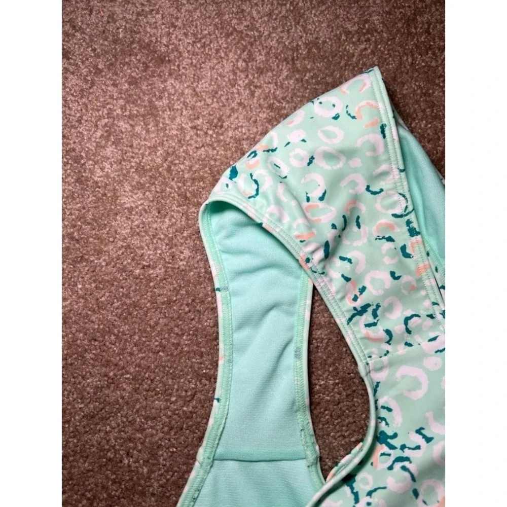 Roxy Girls Two‎ Piece Blue Swim Suit Tankini Size 16